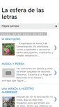 Mobile Screenshot of laesferadelasletras.blogspot.com