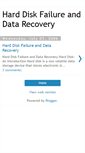 Mobile Screenshot of hard-disk-failure-and-data-recovery.blogspot.com