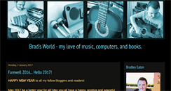 Desktop Screenshot of bradsworldofmusic.blogspot.com