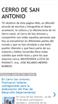 Mobile Screenshot of cerrodesanantonio.blogspot.com