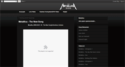 Desktop Screenshot of metallica-1981.blogspot.com