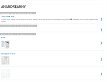 Tablet Screenshot of anandreanny.blogspot.com