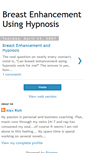 Mobile Screenshot of breastenhancementusinghypnosis.blogspot.com