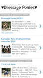 Mobile Screenshot of dressageponies.blogspot.com