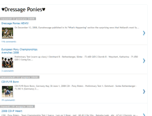 Tablet Screenshot of dressageponies.blogspot.com