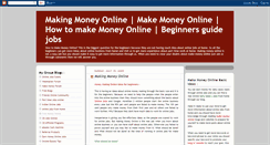 Desktop Screenshot of makingmoneyonline-jobs.blogspot.com