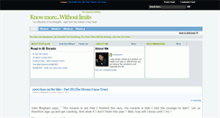 Desktop Screenshot of knowmore-withoutlimits.blogspot.com