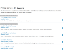 Tablet Screenshot of novelmovies.blogspot.com