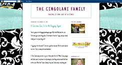 Desktop Screenshot of cingolanifam.blogspot.com