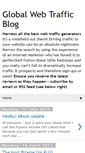 Mobile Screenshot of globalwebtraffic.blogspot.com