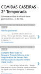 Mobile Screenshot of comidascaseiras.blogspot.com