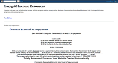 Desktop Screenshot of easygold-affiliateresources.blogspot.com