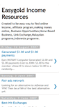 Mobile Screenshot of easygold-affiliateresources.blogspot.com