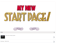Tablet Screenshot of mynewstartpage.blogspot.com