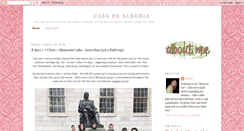 Desktop Screenshot of casadealegria.blogspot.com