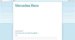Desktop Screenshot of mercedesbenzmercedesbenz.blogspot.com