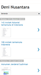 Mobile Screenshot of deni-nusantara.blogspot.com