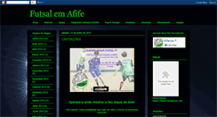 Desktop Screenshot of futsal-em-afife.blogspot.com