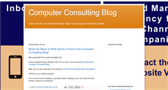 Desktop Screenshot of computerconsultingblog.blogspot.com