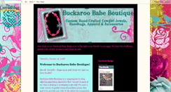 Desktop Screenshot of buckaroobabe.blogspot.com