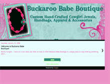 Tablet Screenshot of buckaroobabe.blogspot.com