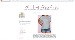 Desktop Screenshot of allthefroufrou.blogspot.com