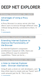 Mobile Screenshot of deep-net-explorer-support.blogspot.com