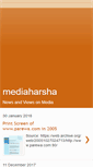 Mobile Screenshot of mediaharsha.blogspot.com