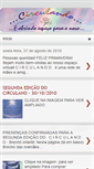 Mobile Screenshot of circulandoeabrindoespacoparaonovo.blogspot.com