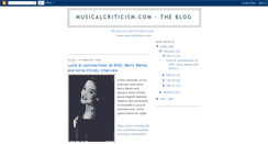 Desktop Screenshot of musicalcriticism.blogspot.com