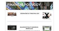 Desktop Screenshot of financnipodvody.blogspot.com