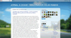 Desktop Screenshot of jornalacidadegcr.blogspot.com