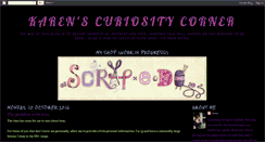 Desktop Screenshot of karenscuriositycorner.blogspot.com