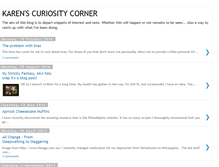 Tablet Screenshot of karenscuriositycorner.blogspot.com
