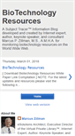 Mobile Screenshot of biotechnologyresources.blogspot.com