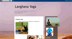 Desktop Screenshot of langhanayoga.blogspot.com