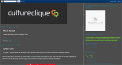 Desktop Screenshot of culturecliques.blogspot.com