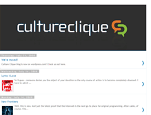 Tablet Screenshot of culturecliques.blogspot.com