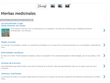 Tablet Screenshot of hierbas-medicinales.blogspot.com
