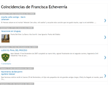 Tablet Screenshot of franciscaecheverria.blogspot.com