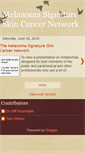 Mobile Screenshot of melanomasignature.blogspot.com