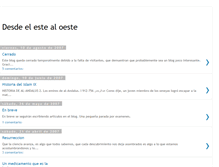 Tablet Screenshot of desdeelestealoeste.blogspot.com