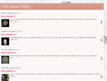 Tablet Screenshot of cyn-closet-thia.blogspot.com