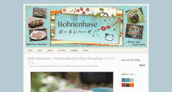 Desktop Screenshot of bohnenhase.blogspot.com
