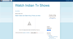 Desktop Screenshot of indianshow74.blogspot.com