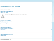 Tablet Screenshot of indianshow74.blogspot.com
