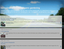 Tablet Screenshot of companionplanting.blogspot.com