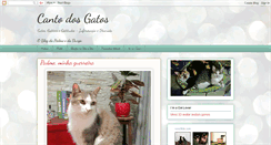 Desktop Screenshot of cantodosgatos.blogspot.com