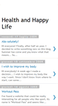 Mobile Screenshot of healthandhappylife.blogspot.com