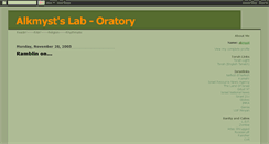 Desktop Screenshot of alkmyst.blogspot.com